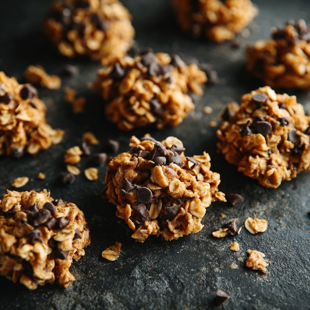 Healthy Peanut Butter Oat Clusters