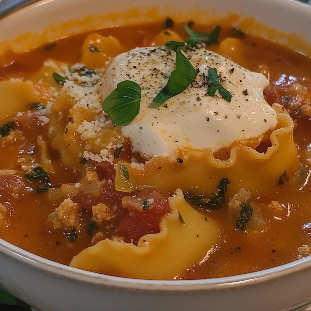 Creamy Lasagna Soup