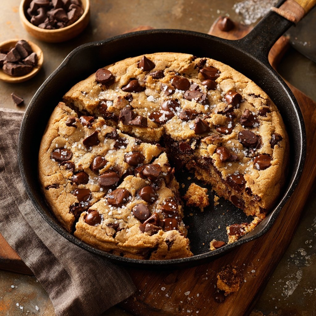 Chocolate Chip Skillet Cookie