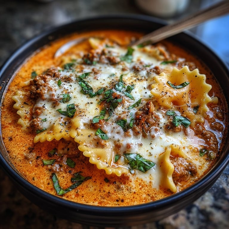 The Best One-Pot Lasagna Soup