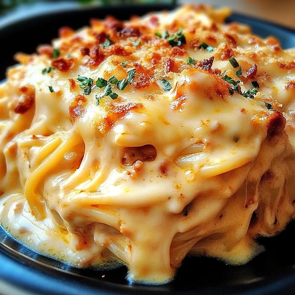 Irresistible Spicy Southern Chicken Spaghetti Casserole