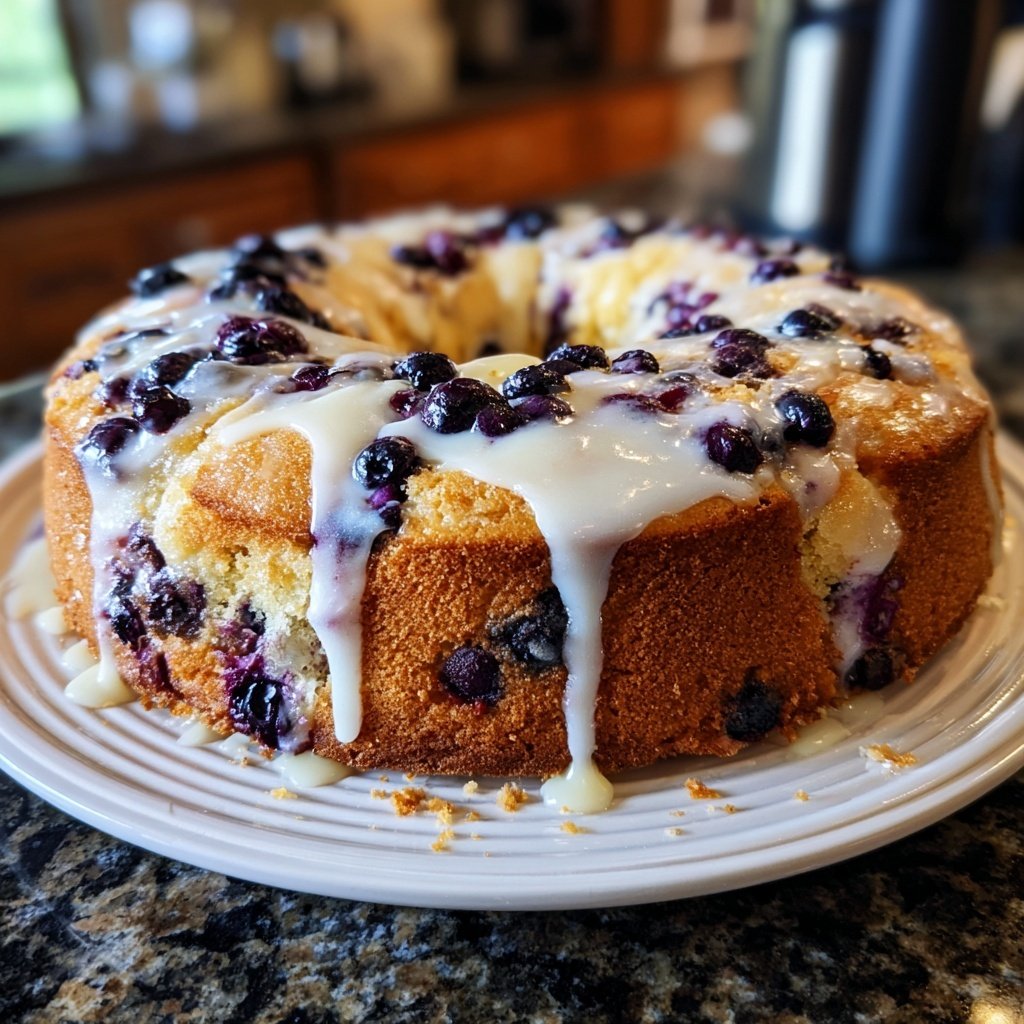 Blueberry Yogurt Breakfast Cake