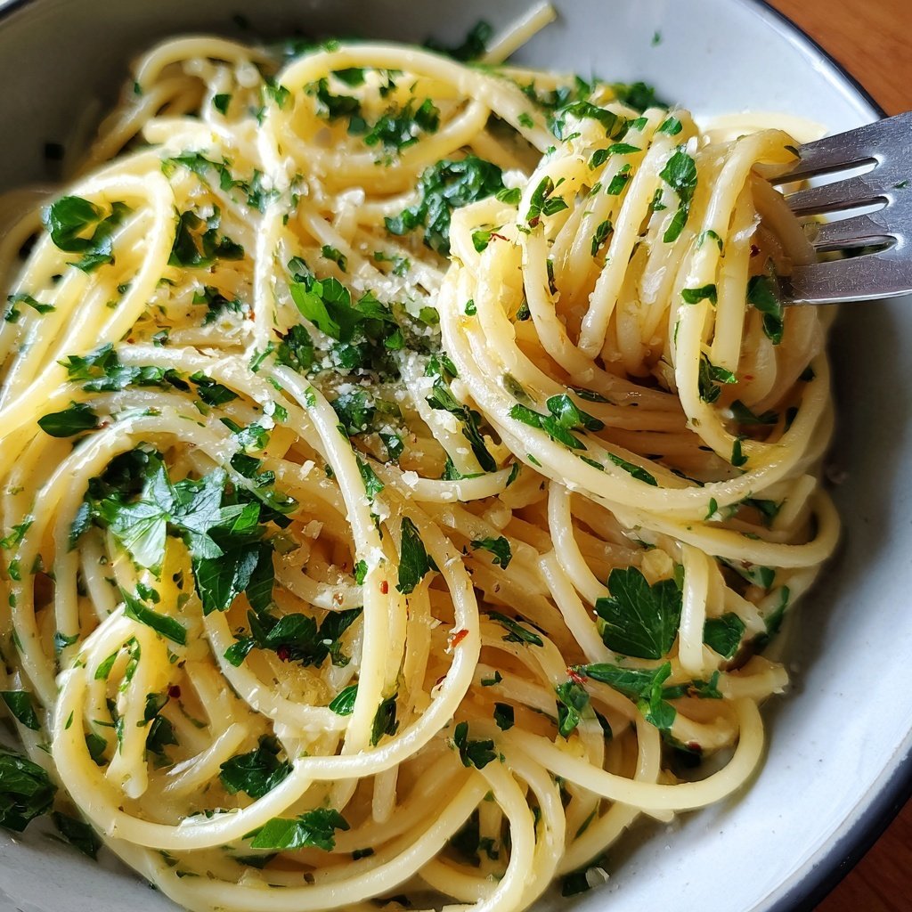 Quick & Easy 15-Minute Garlic Pasta