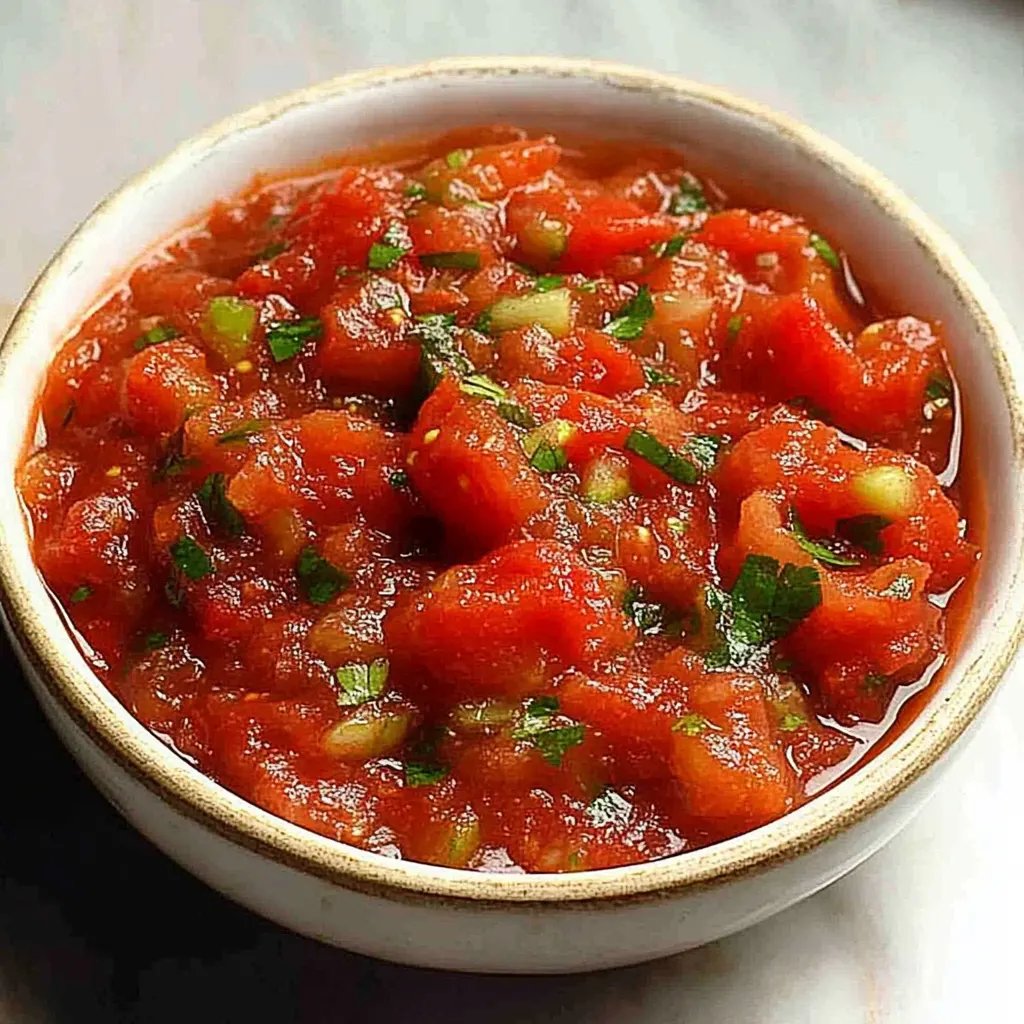 Fresh Tomato Salsa