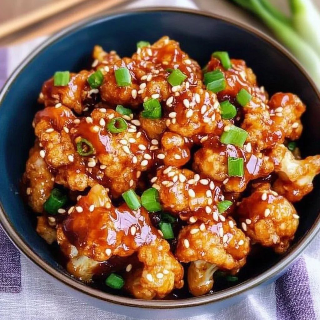 Sticky Sesame Cauliflower