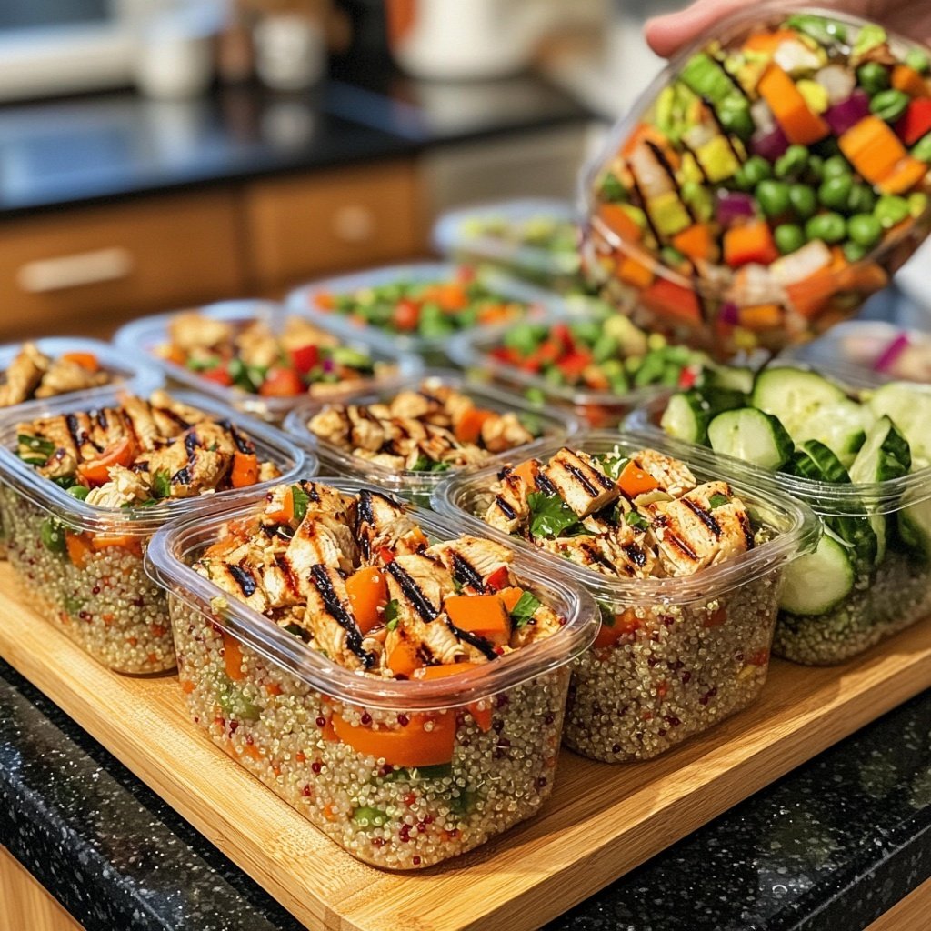 High Protein Meal Prep Lunch