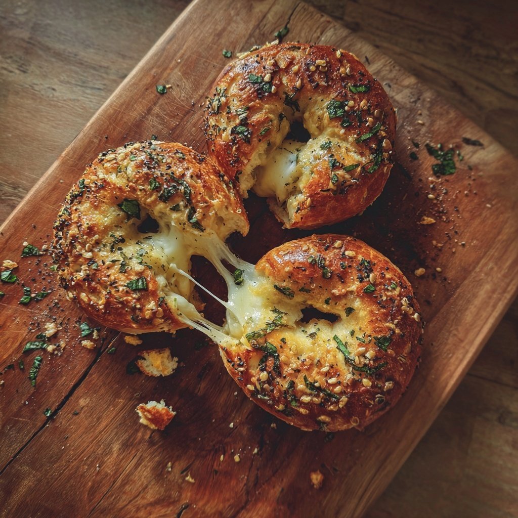 Protein Bagels With Italian Herbs