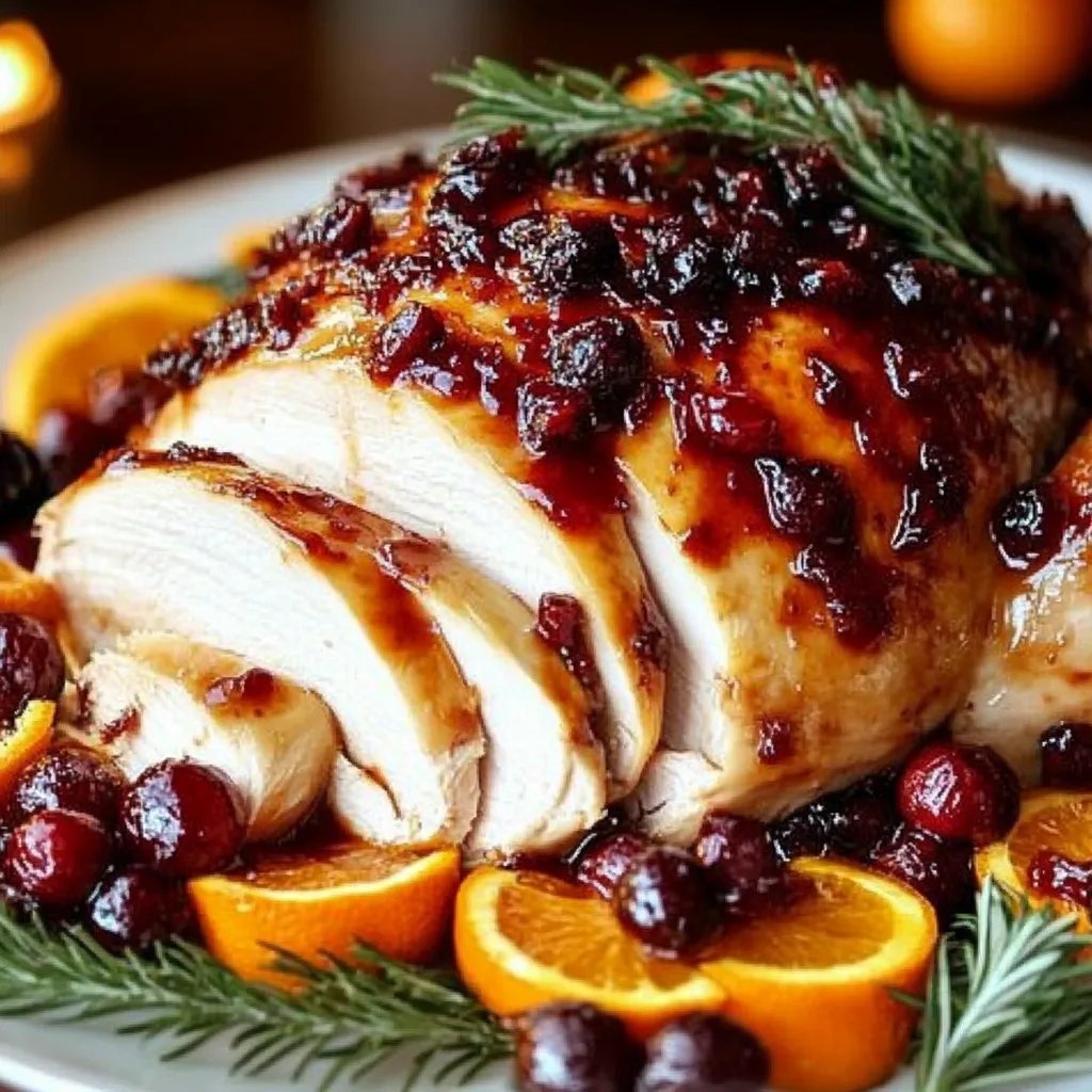 Perfect Cranberry Orange Glazed Turkey Breast for the Holidays