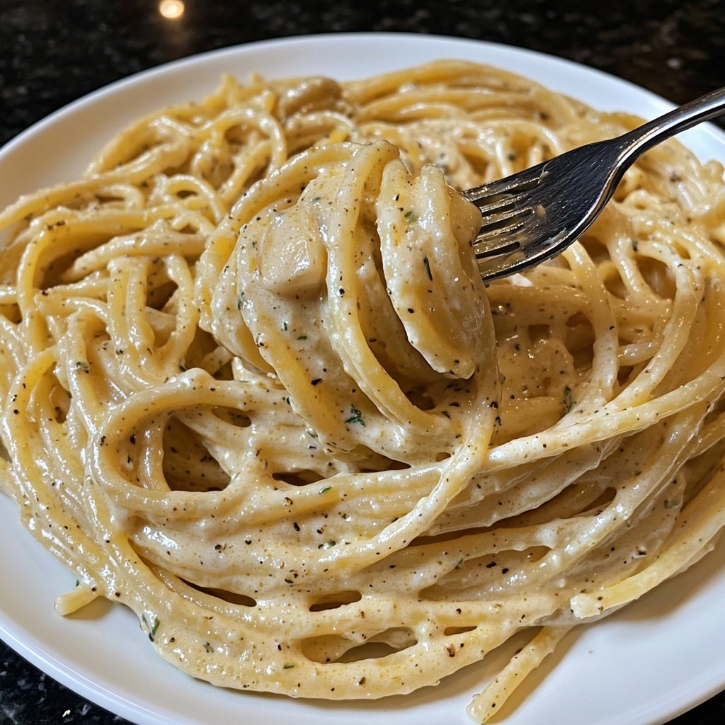 Easy Creamy Garlic Pasta