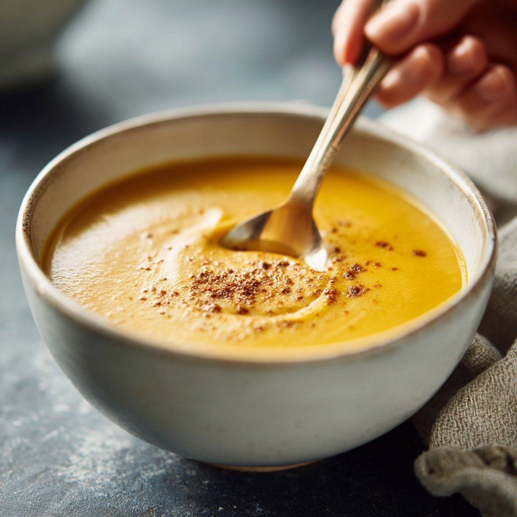 Squash Soup with Nutmeg