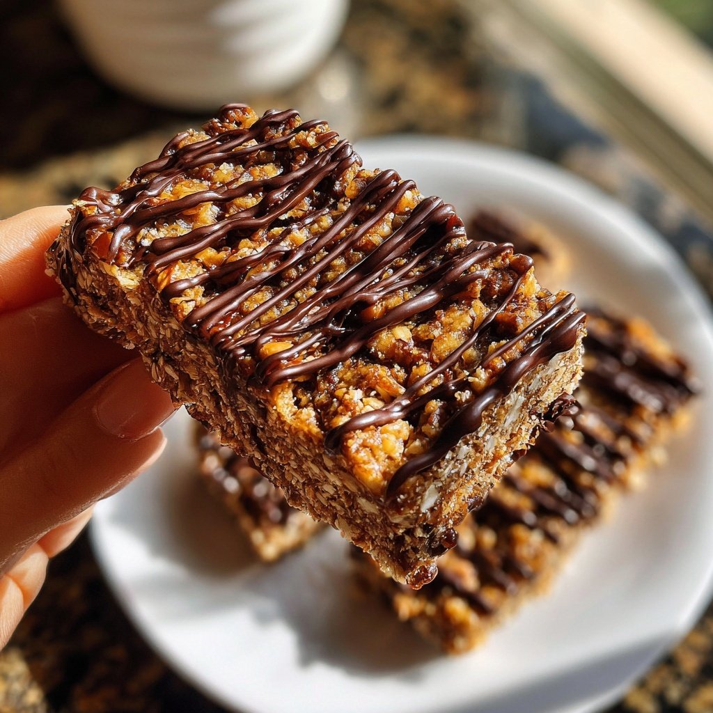 Chocolate Coconut Cashew Bars